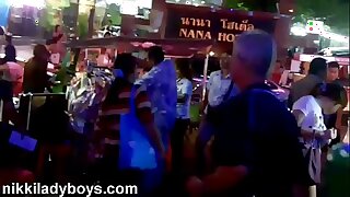 Walking street relative to Ladyboys animated give Nana Plaza Bangkok